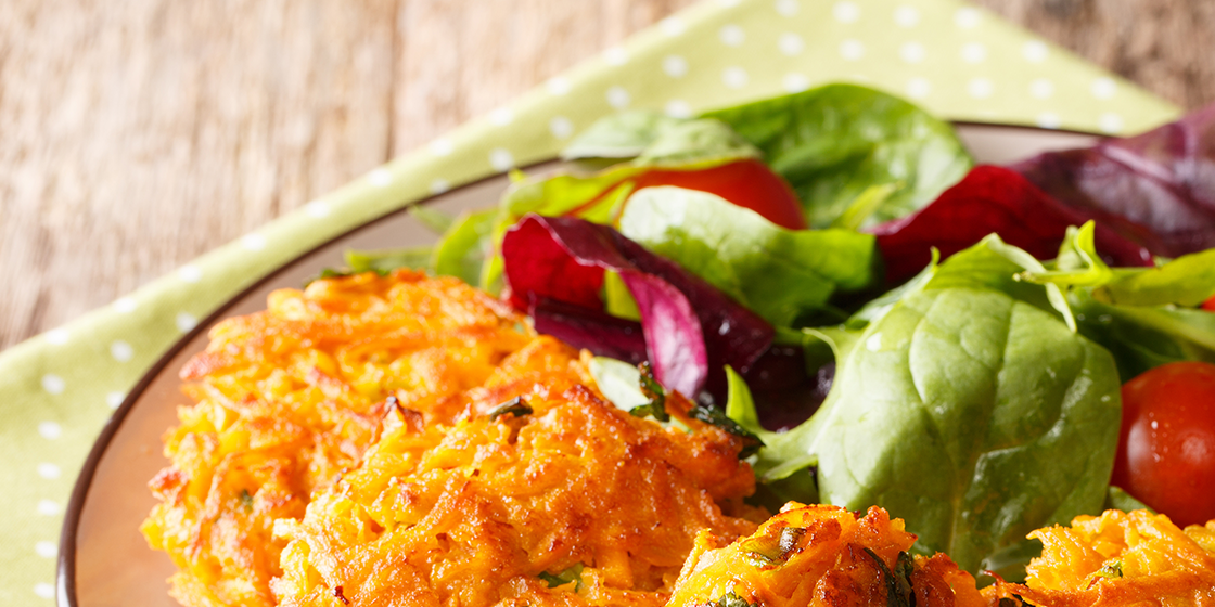 Rüebli-Kartoffel-Puffer