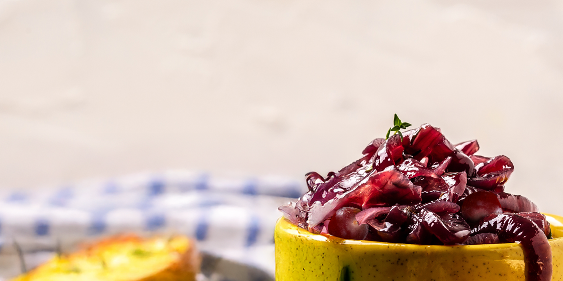 Trauben-Zwiebel-Chutney